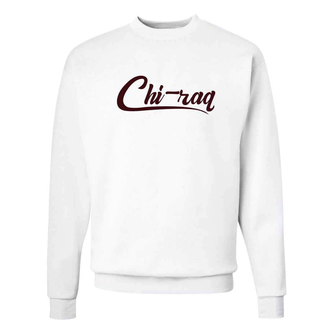 Alternate Valentine's Day 2023 Low AF 1s Crewneck Sweatshirt | Chiraq, White