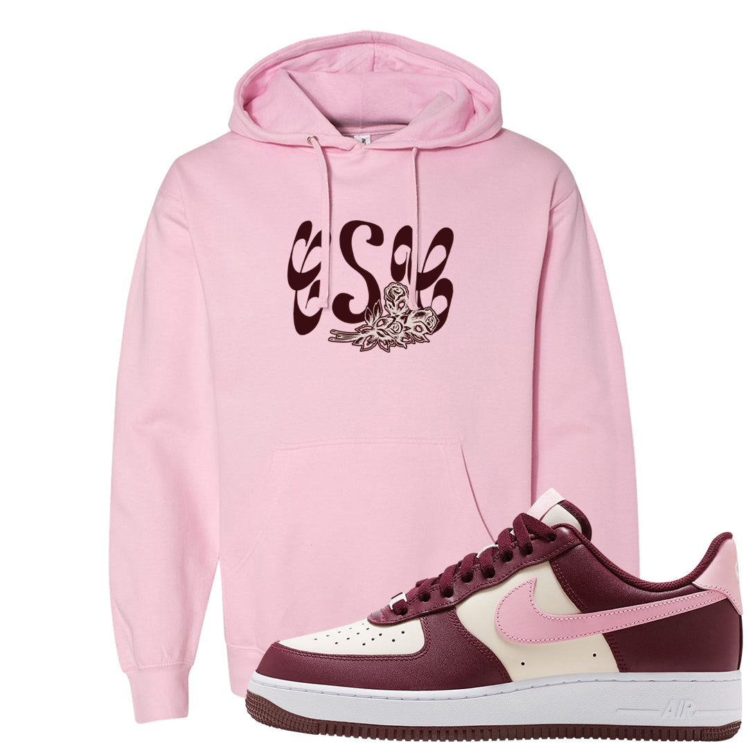 Alternate Valentine's Day 2023 Low AF 1s Hoodie | Certified Sneakerhead, Light Pink