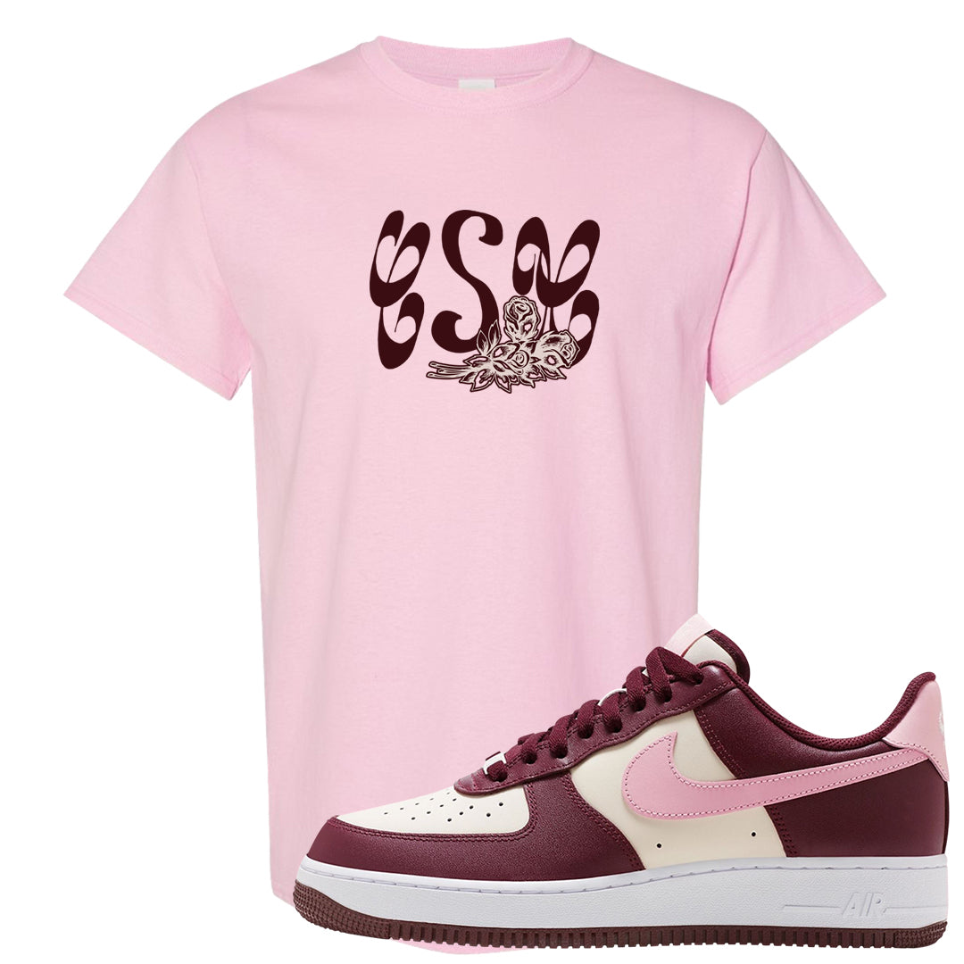 Alternate Valentine's Day 2023 Low AF 1s T Shirt | Certified Sneakerhead, Light Pink