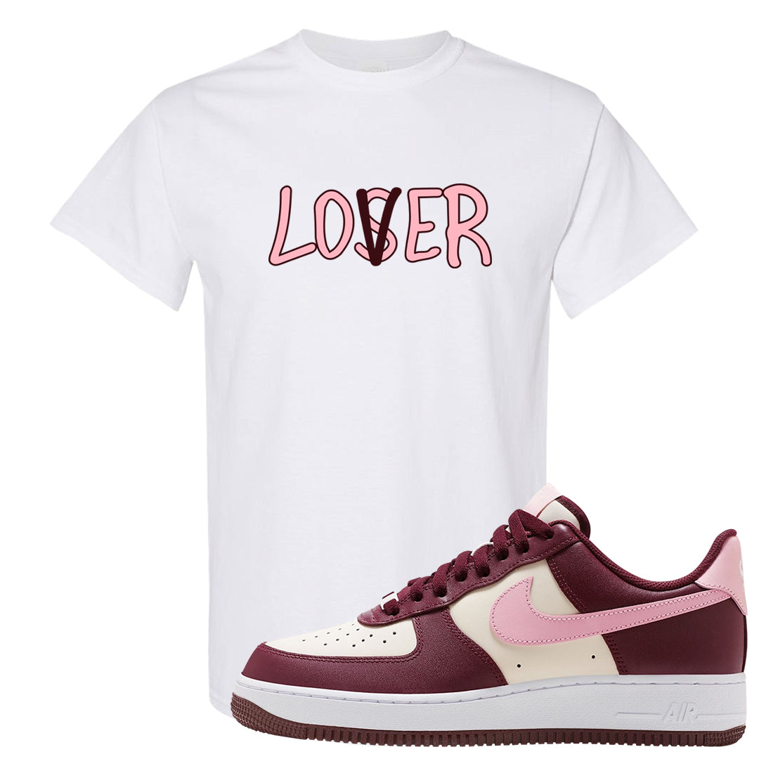 Alternate Valentine's Day 2023 Low AF 1s T Shirt | Lover, White