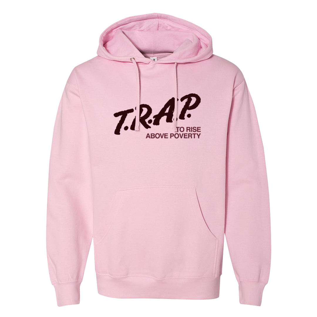Alternate Valentine's Day 2023 Low AF 1s Hoodie | Trap To Rise Above Poverty, Light Pink