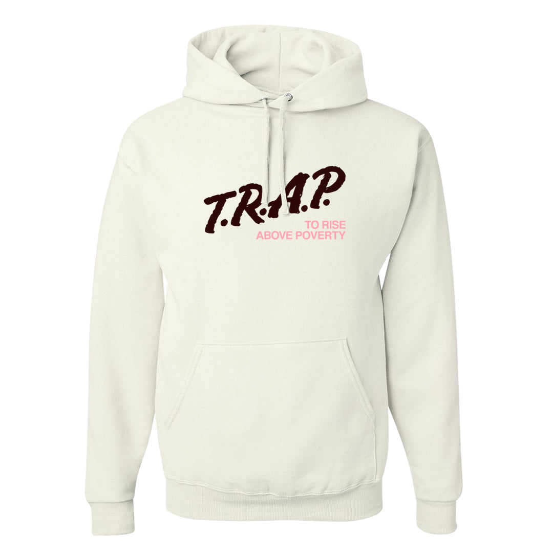 Alternate Valentine's Day 2023 Low AF 1s Hoodie | Trap To Rise Above Poverty, White