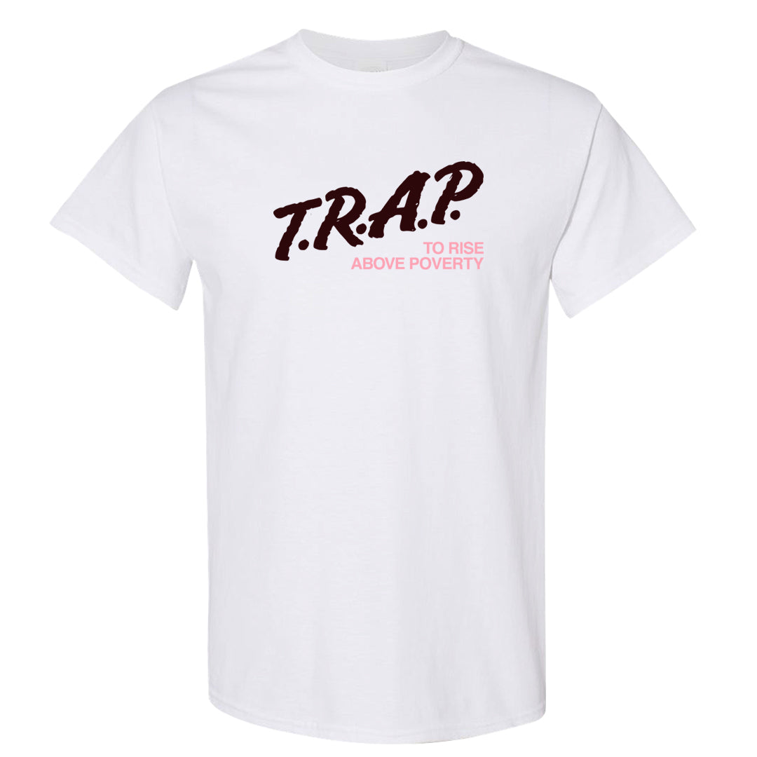 Alternate Valentine's Day 2023 Low AF 1s T Shirt | Trap To Rise Above Poverty, White
