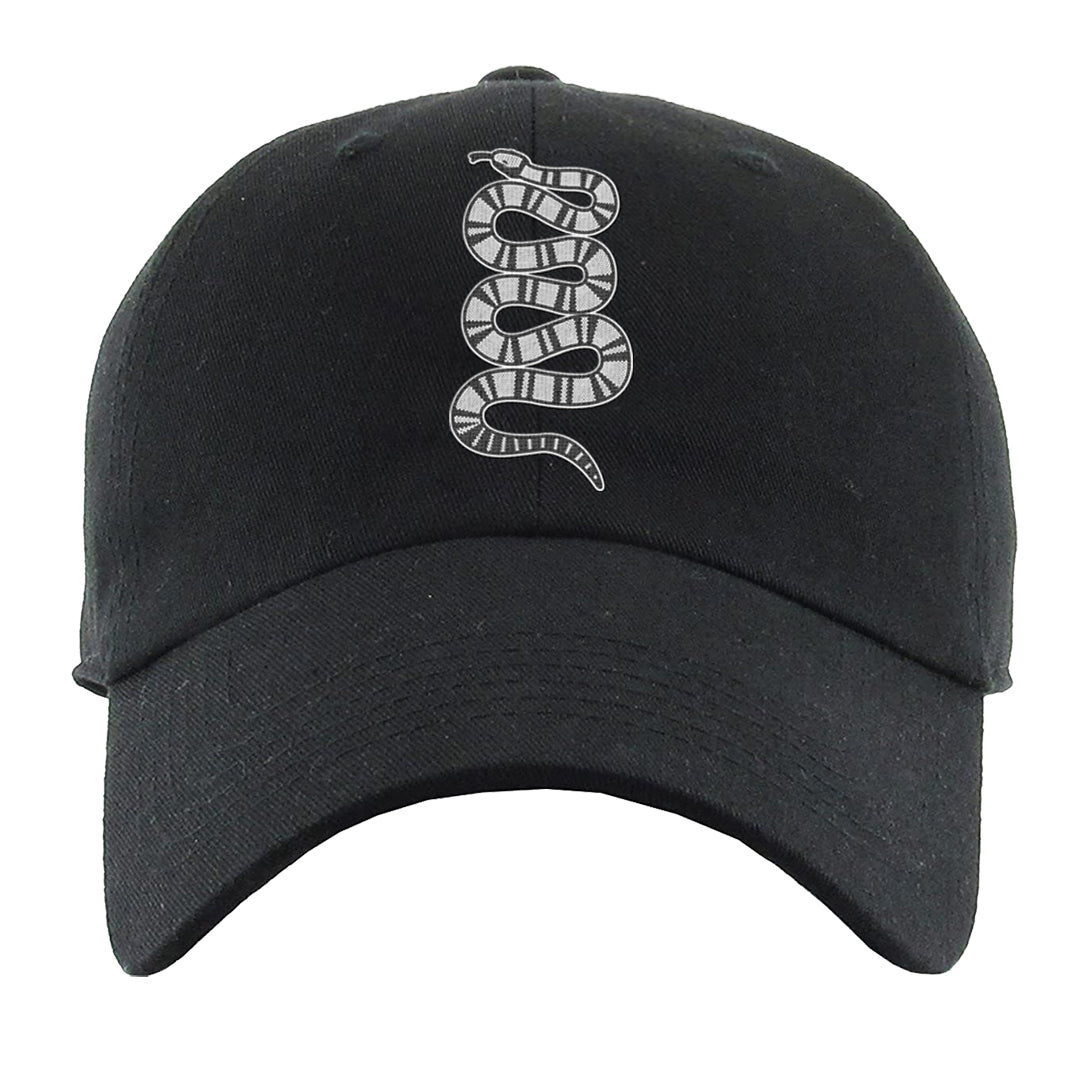 Bronx Origins Low AF 1s Dad Hat | Coiled Snake, Black