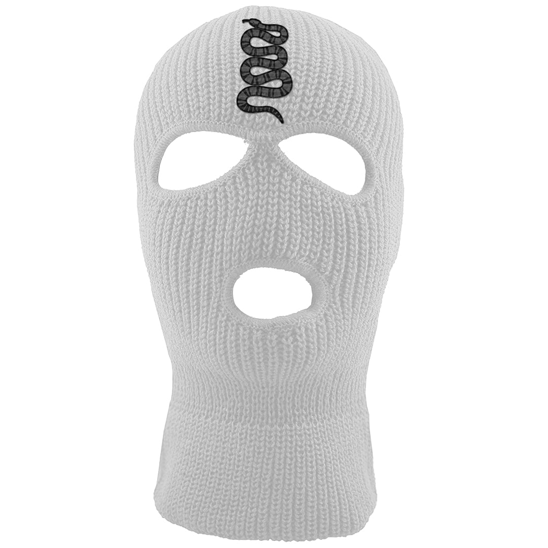 Bronx Origins Low AF 1s Ski Mask | Coiled Snake, White