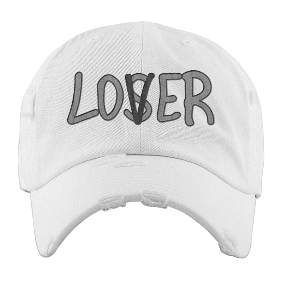 Bronx Origins Low AF 1s Distressed Dad Hat | Lover, White