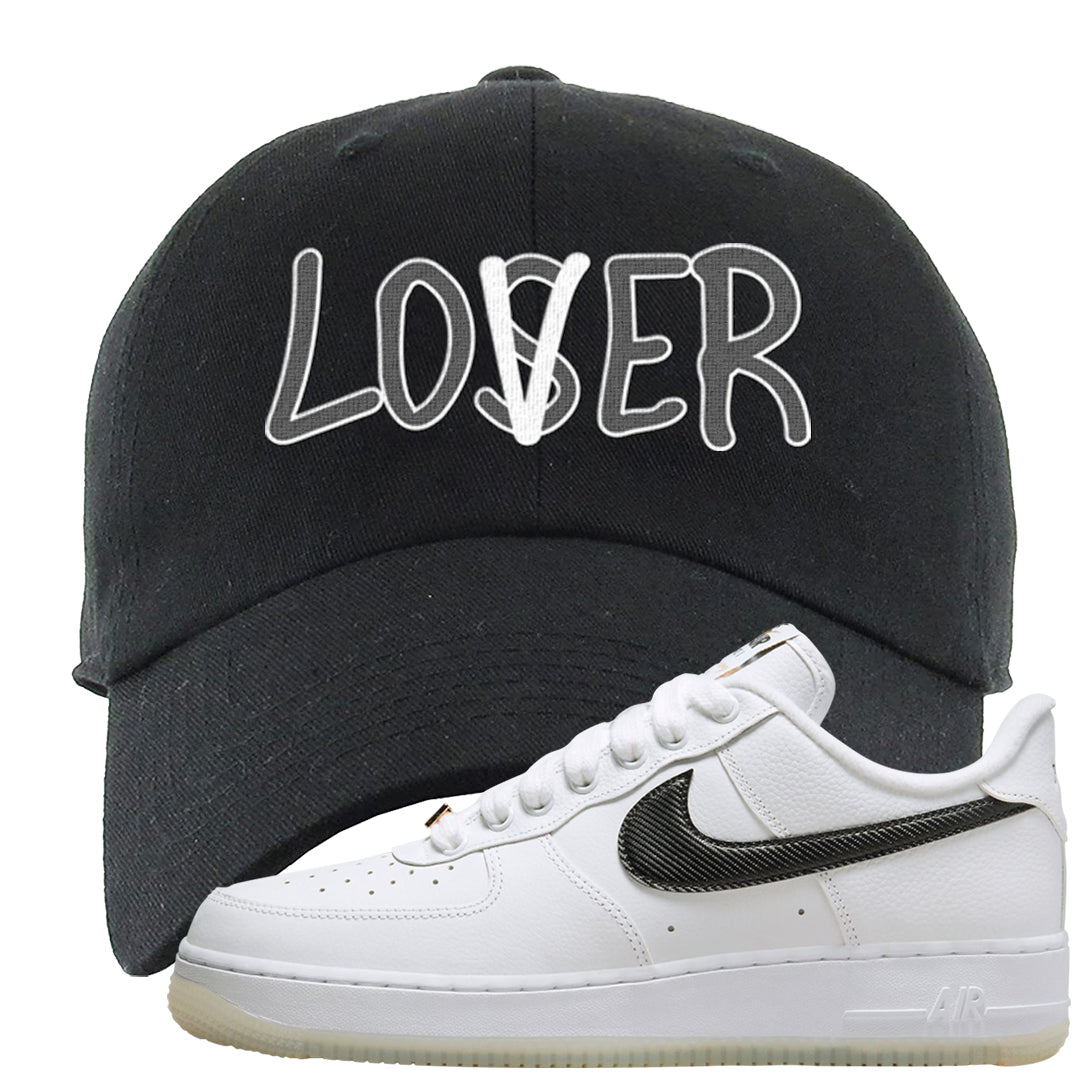 Bronx Origins Low AF 1s Dad Hat | Lover, Black