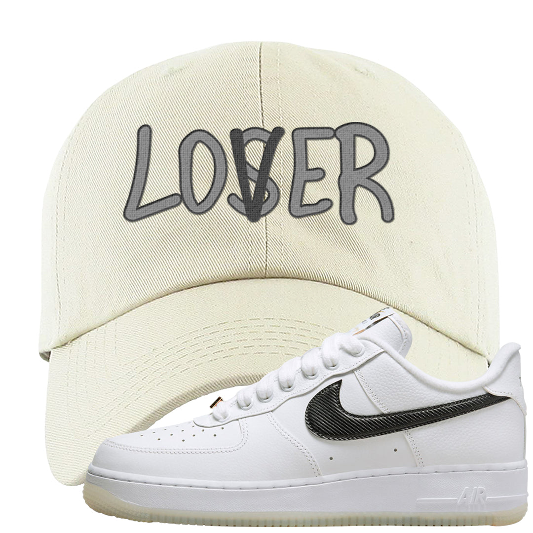 Bronx Origins Low AF 1s Dad Hat | Lover, White