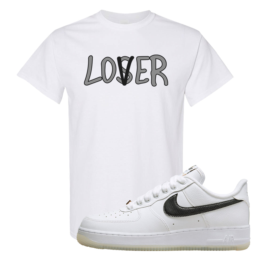 Bronx Origins Low AF 1s T Shirt | Lover, White