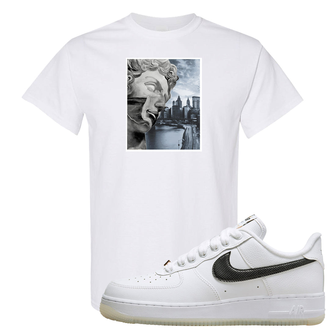 Bronx Origins Low AF 1s T Shirt | Miguel, White