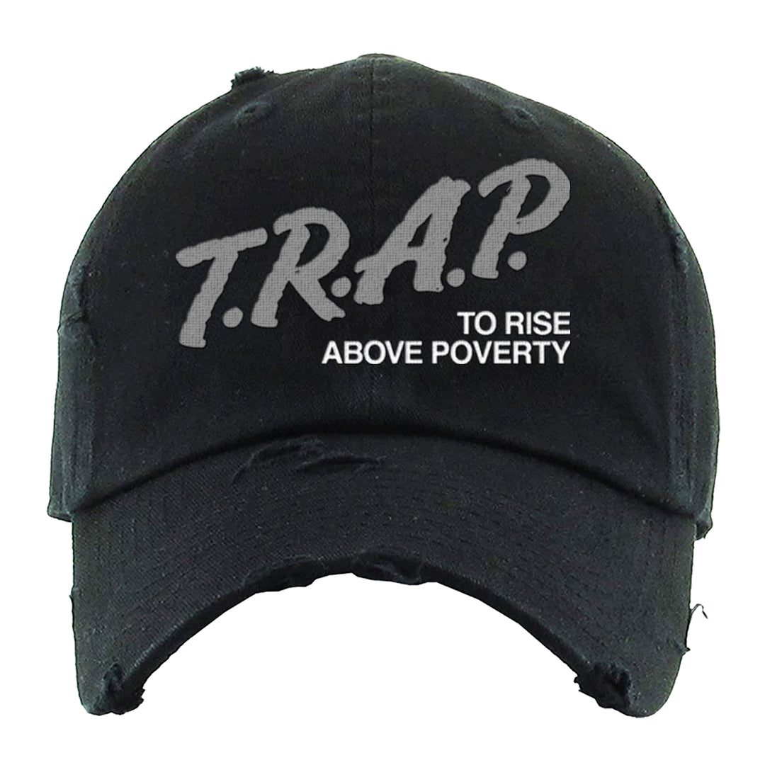 Bronx Origins Low AF 1s Distressed Dad Hat | Trap To Rise Above Poverty, Black