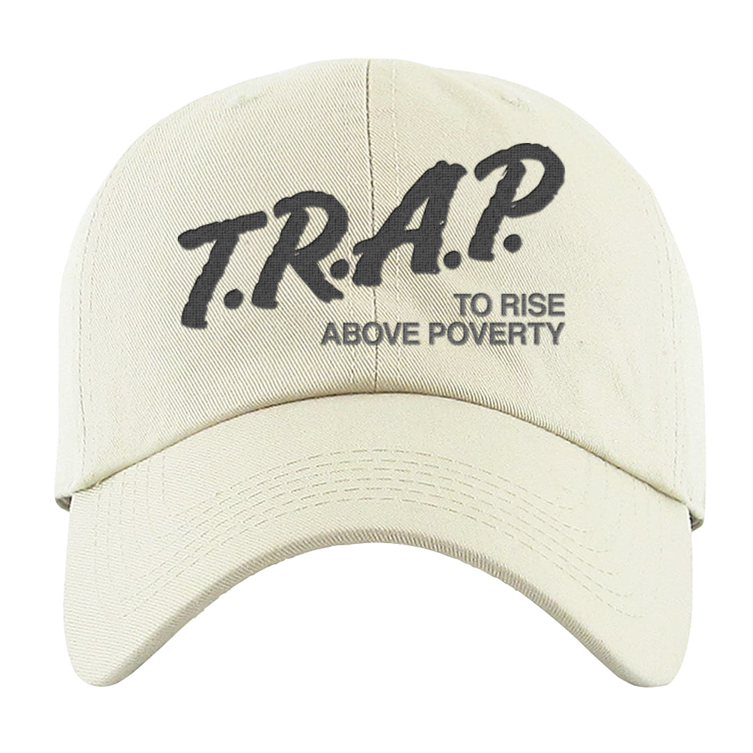 Bronx Origins Low AF 1s Dad Hat | Trap To Rise Above Poverty, White