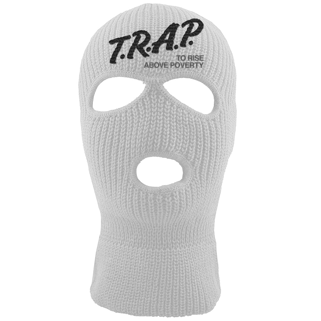 Bronx Origins Low AF 1s Ski Mask | Trap To Rise Above Poverty, White