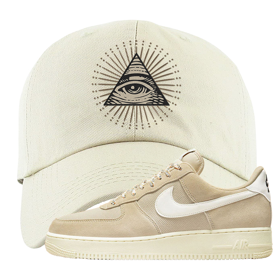 Certified Fresh Low 1s Dad Hat | All Seeing Eye, White