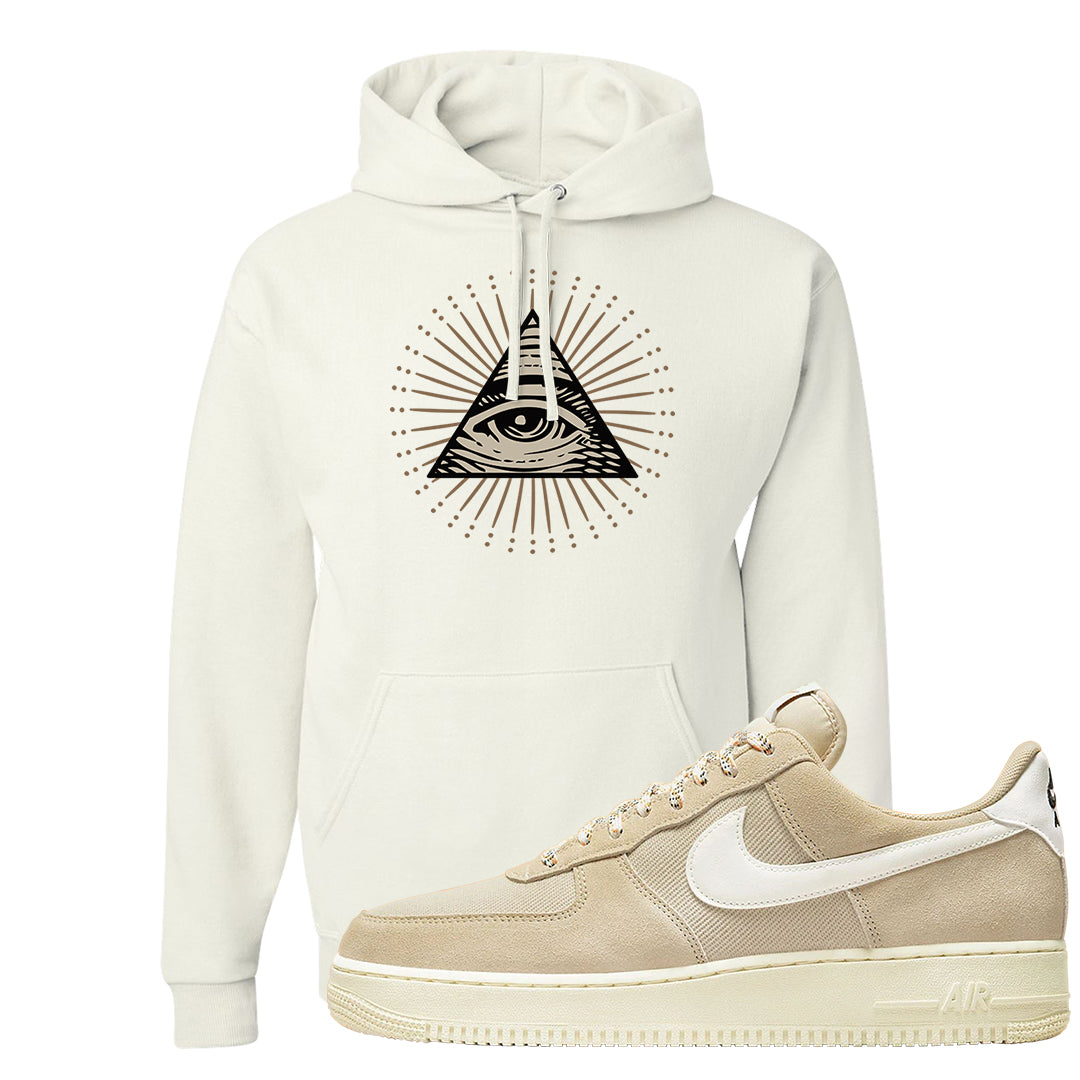 Certified Fresh Low 1s Hoodie | All Seeing Eye, White