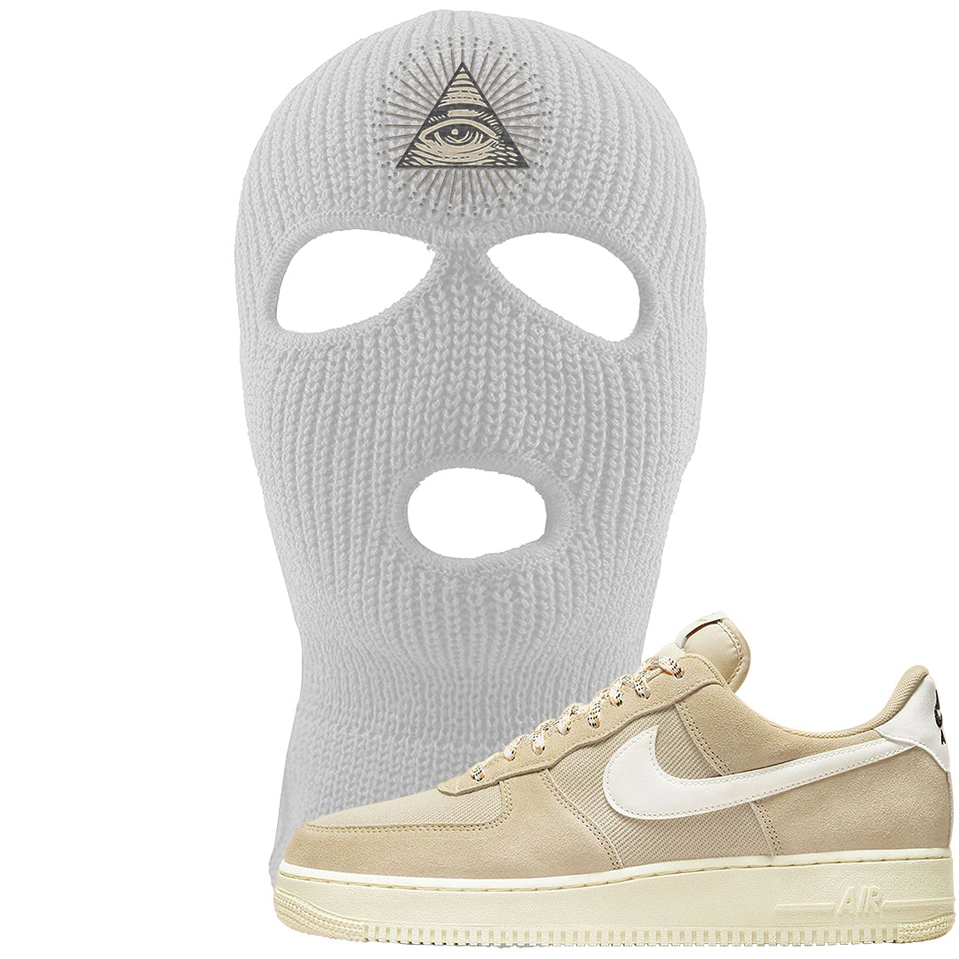 Certified Fresh Low 1s Ski Mask | All Seeing Eye, White