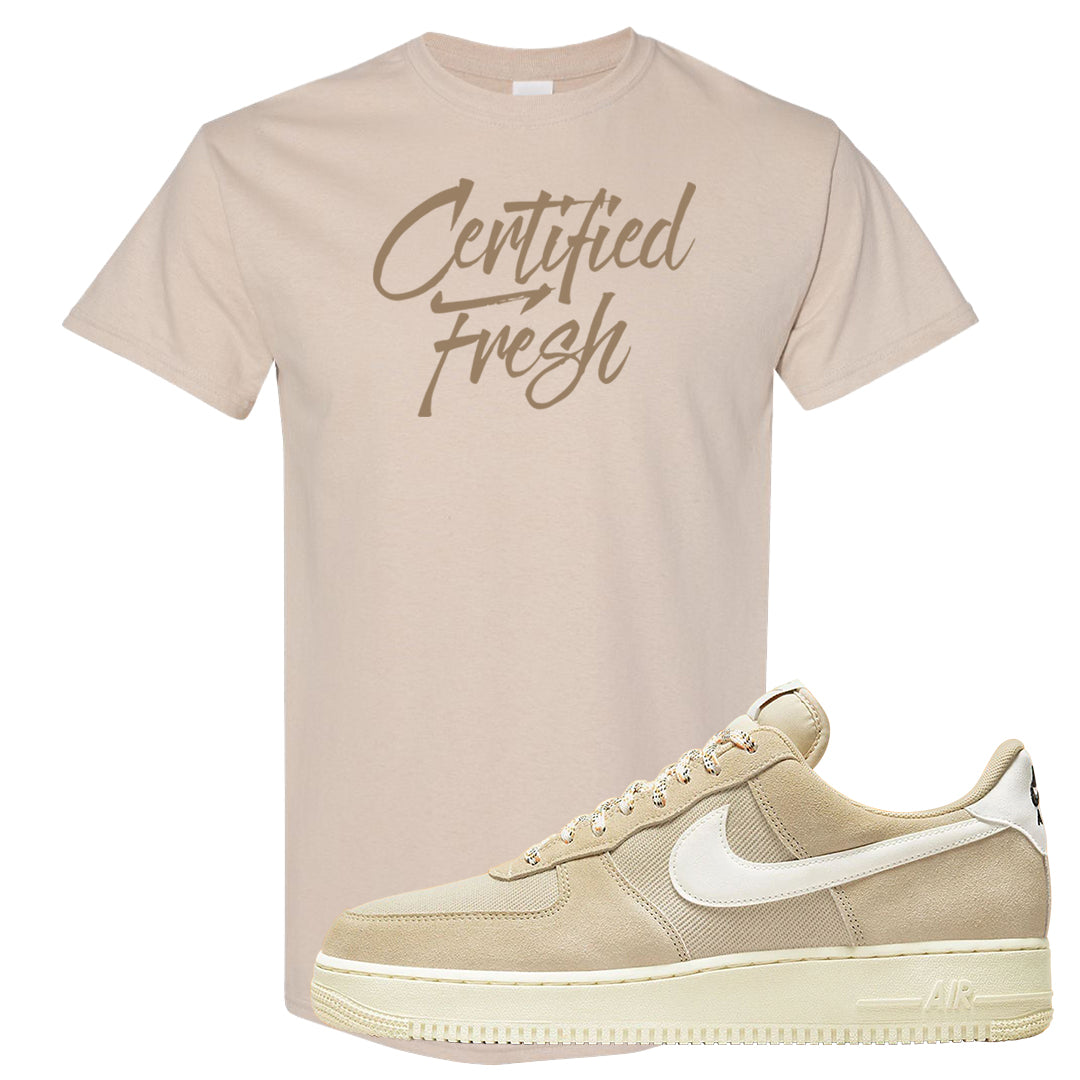 Certified Fresh Low 1s T Shirt | Certified Fresh, Sand