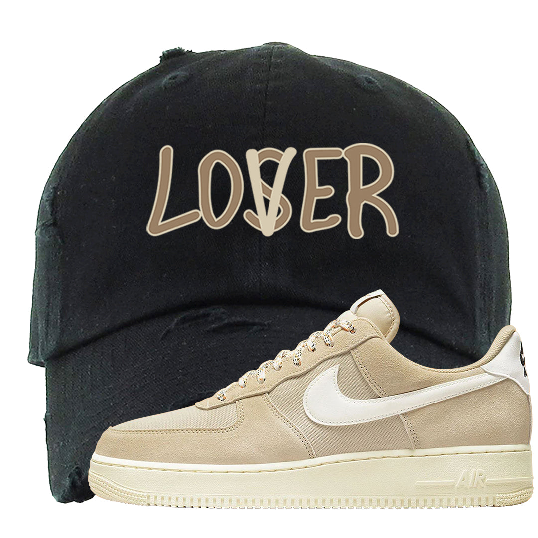 Certified Fresh Low 1s Distressed Dad Hat | Lover, Black