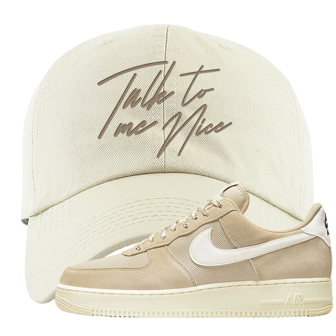 Certified Fresh Low 1s Dad Hat | Talk To Me Nice, White