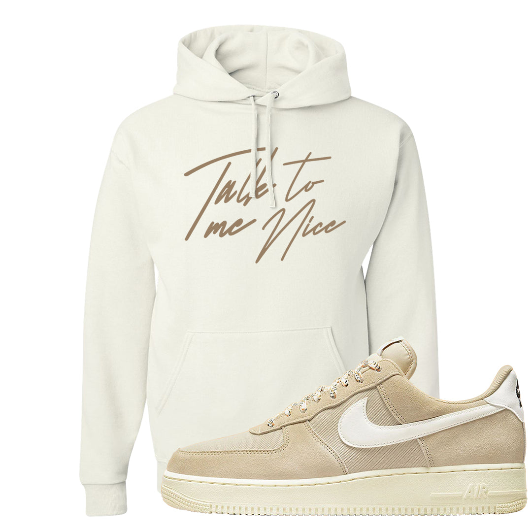 Certified Fresh Low 1s Hoodie | Talk To Me Nice, White