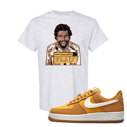 Air Force 1 Low First Use T Shirt | Escobar Illustration, Ash