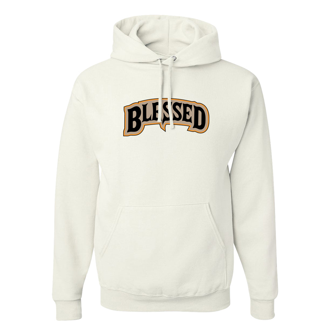 Sanddrift Moving Low AF 1s Hoodie | Blessed Arch, White