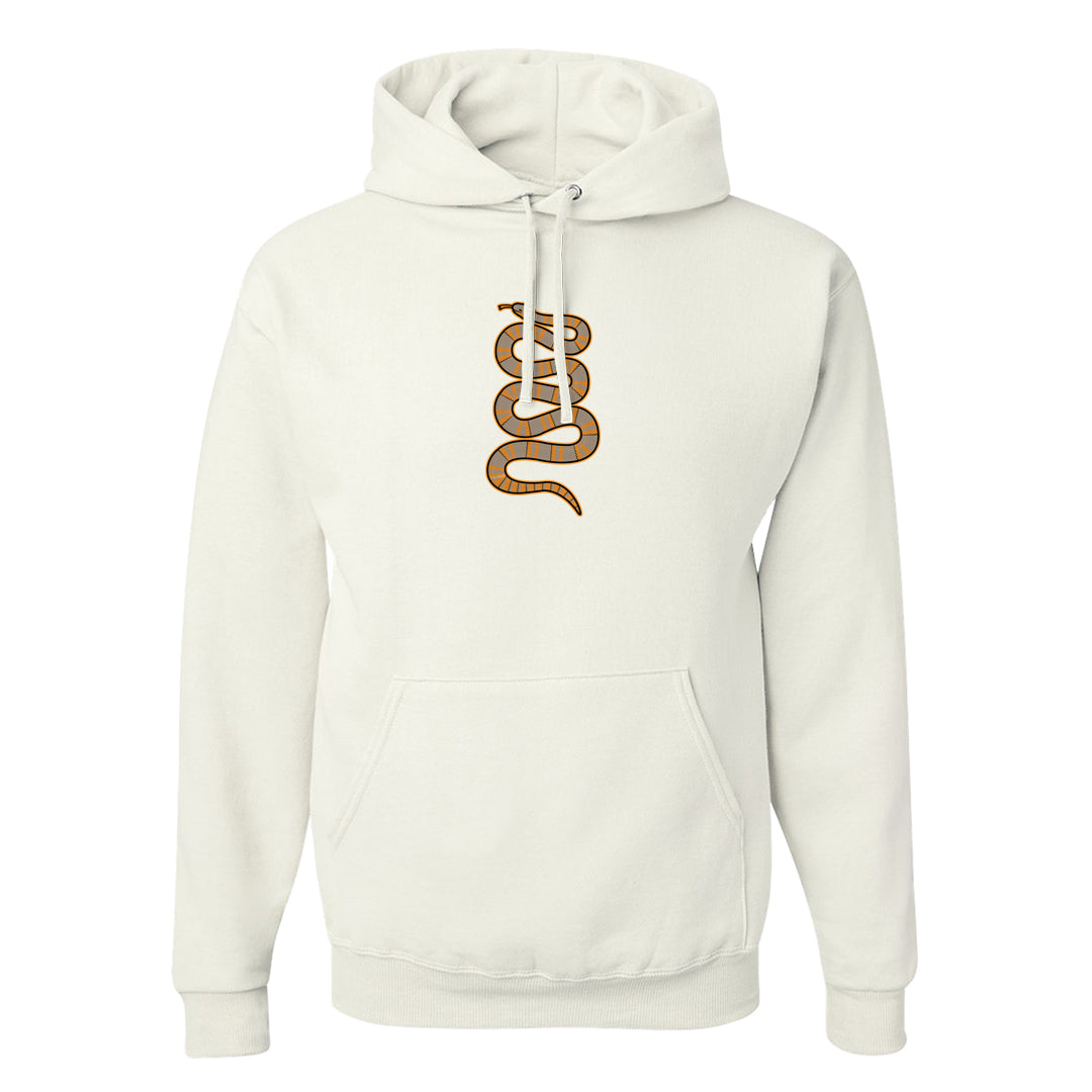 Sanddrift Moving Low AF 1s Hoodie | Coiled Snake, White