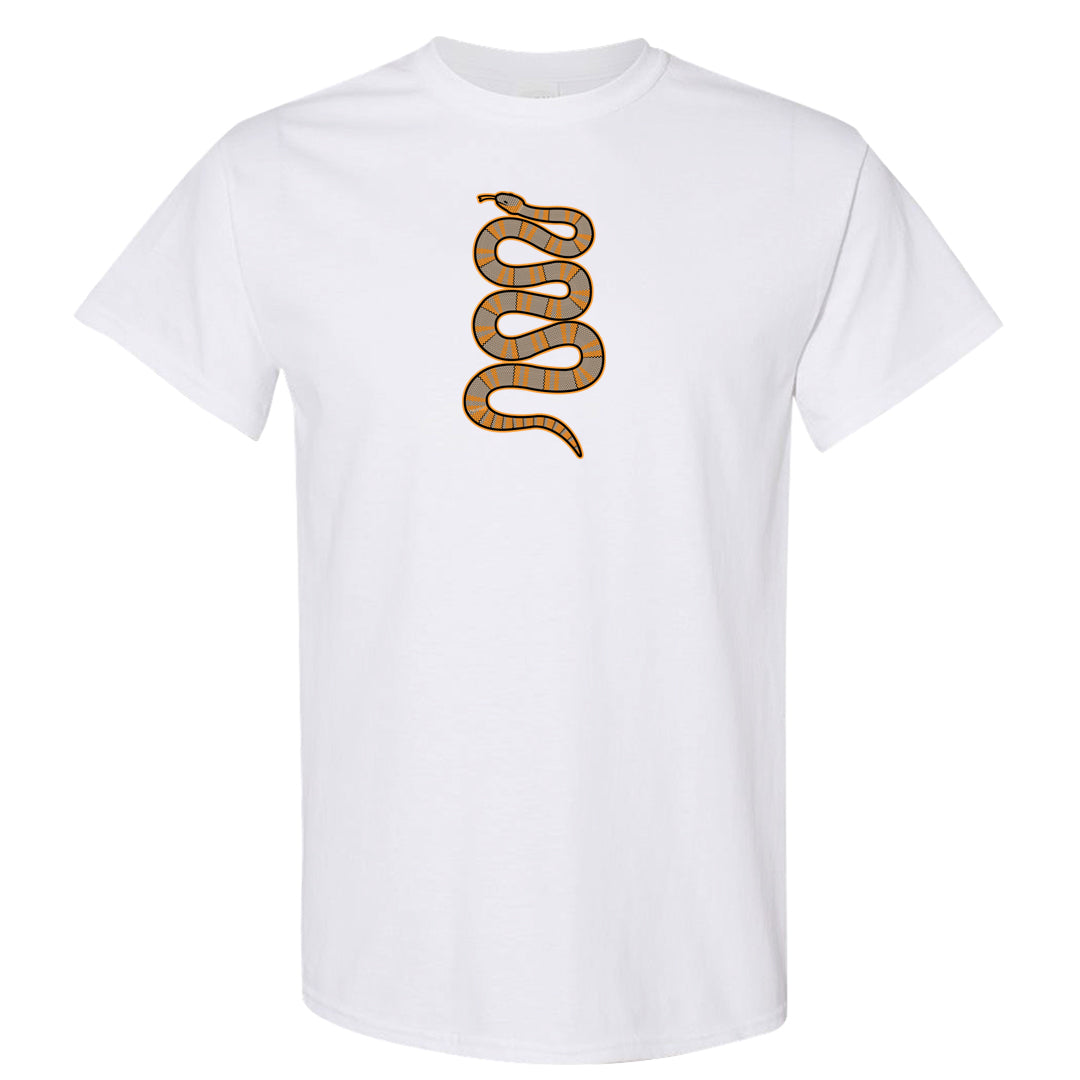 Sanddrift Moving Low AF 1s T Shirt | Coiled Snake, White