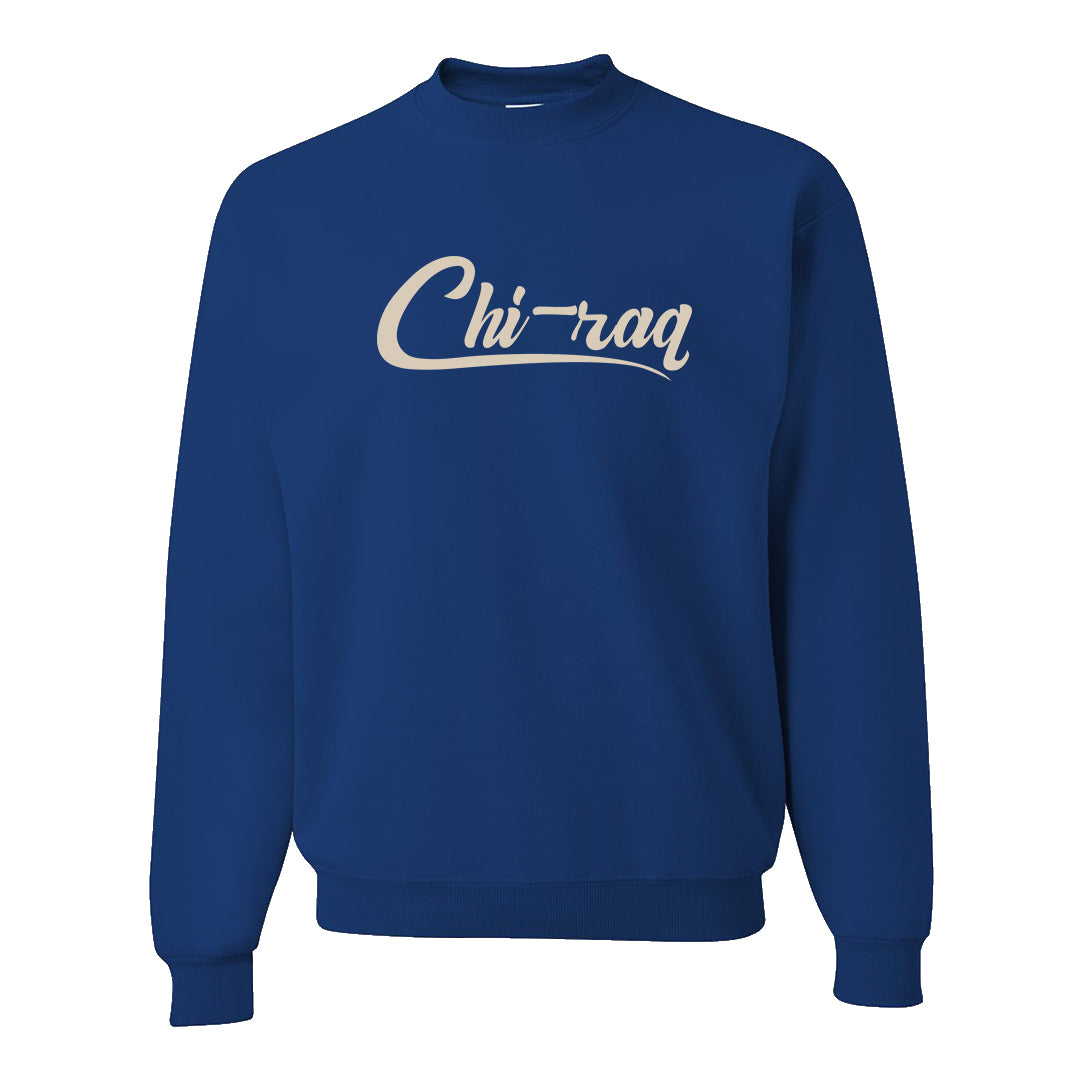 University Blue Summit White Low 1s Crewneck Sweatshirt | Chiraq, Royal