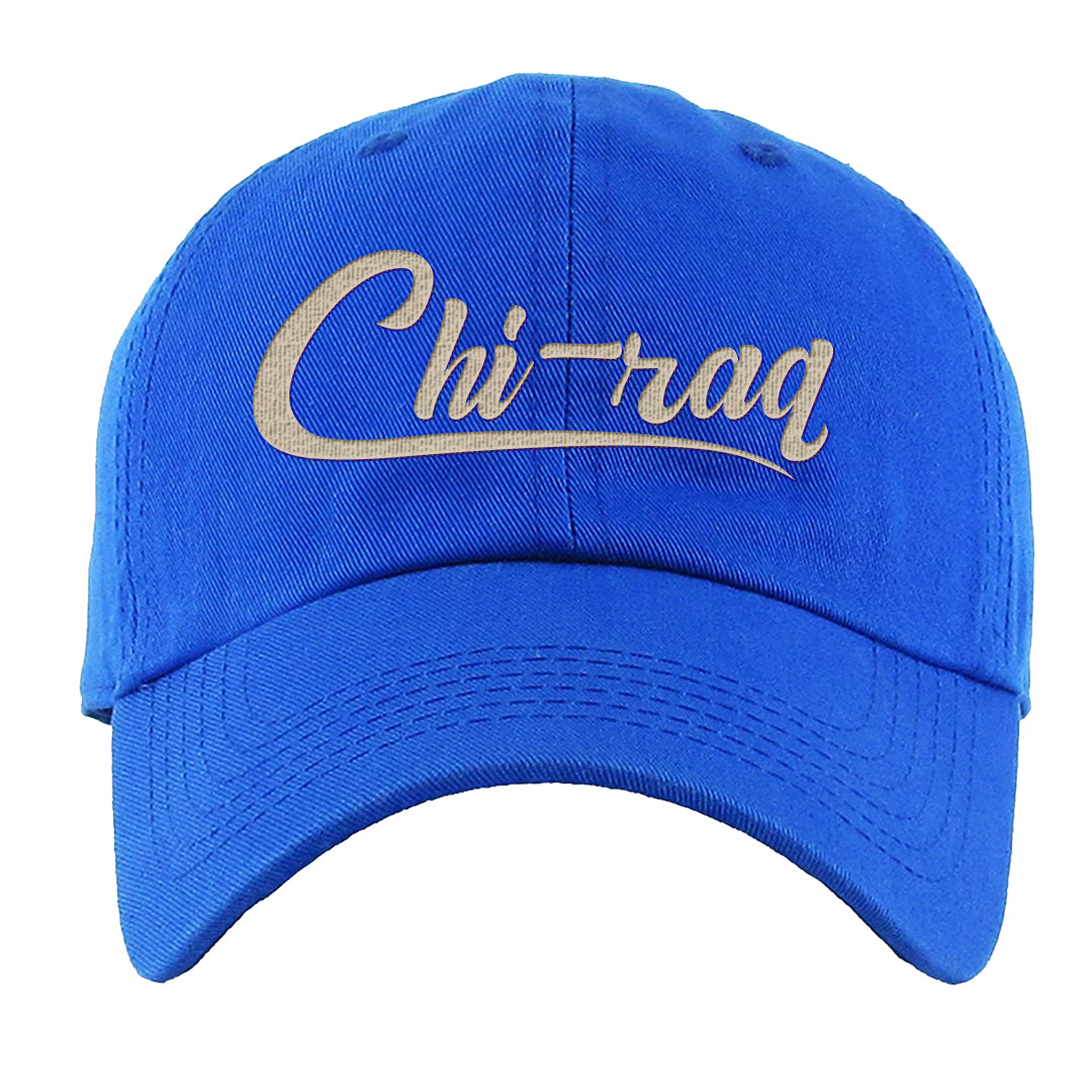 University Blue Summit White Low 1s Dad Hat | Chiraq, Royal
