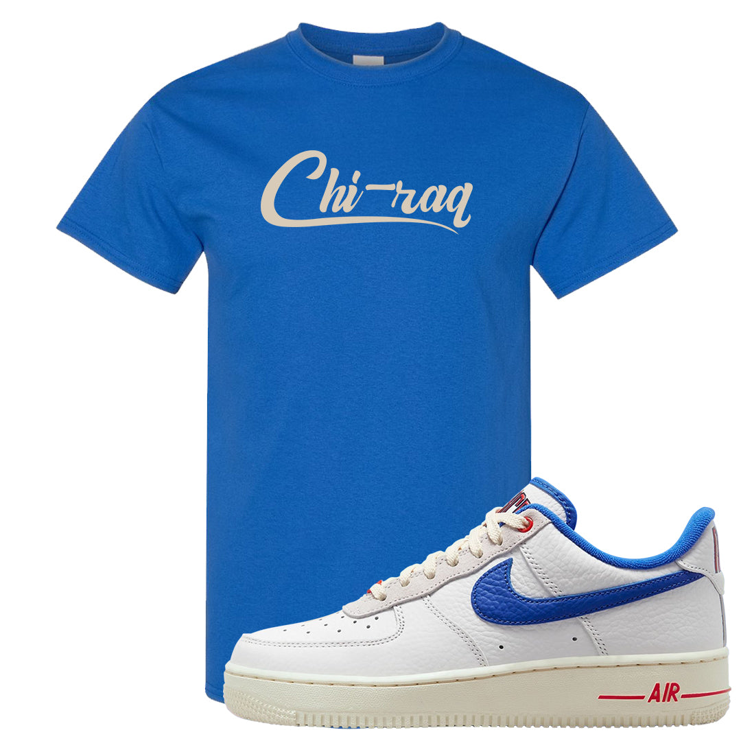 University Blue Summit White Low 1s T Shirt | Chiraq, Royal