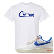 University Blue Summit White Low 1s T Shirt | Chiraq, White