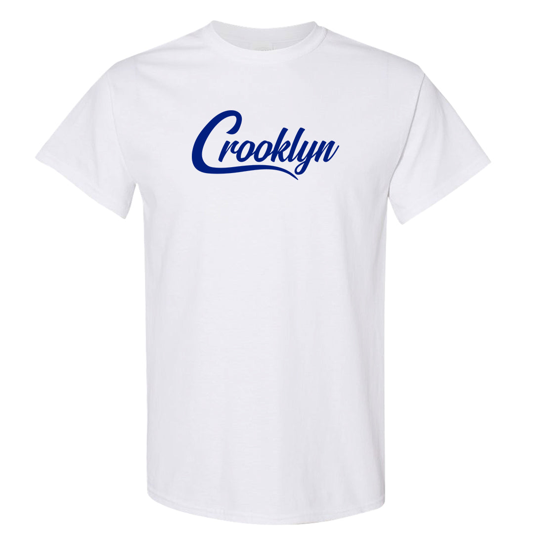University Blue Summit White Low 1s T Shirt | Crooklyn, White