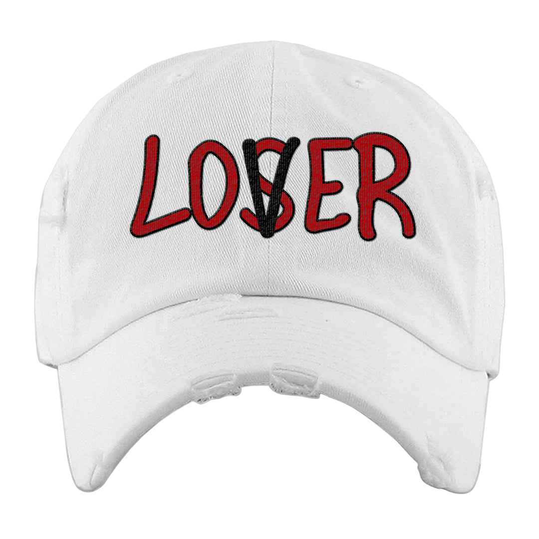 University Blue Summit White Low 1s Distressed Dad Hat | Lover, White