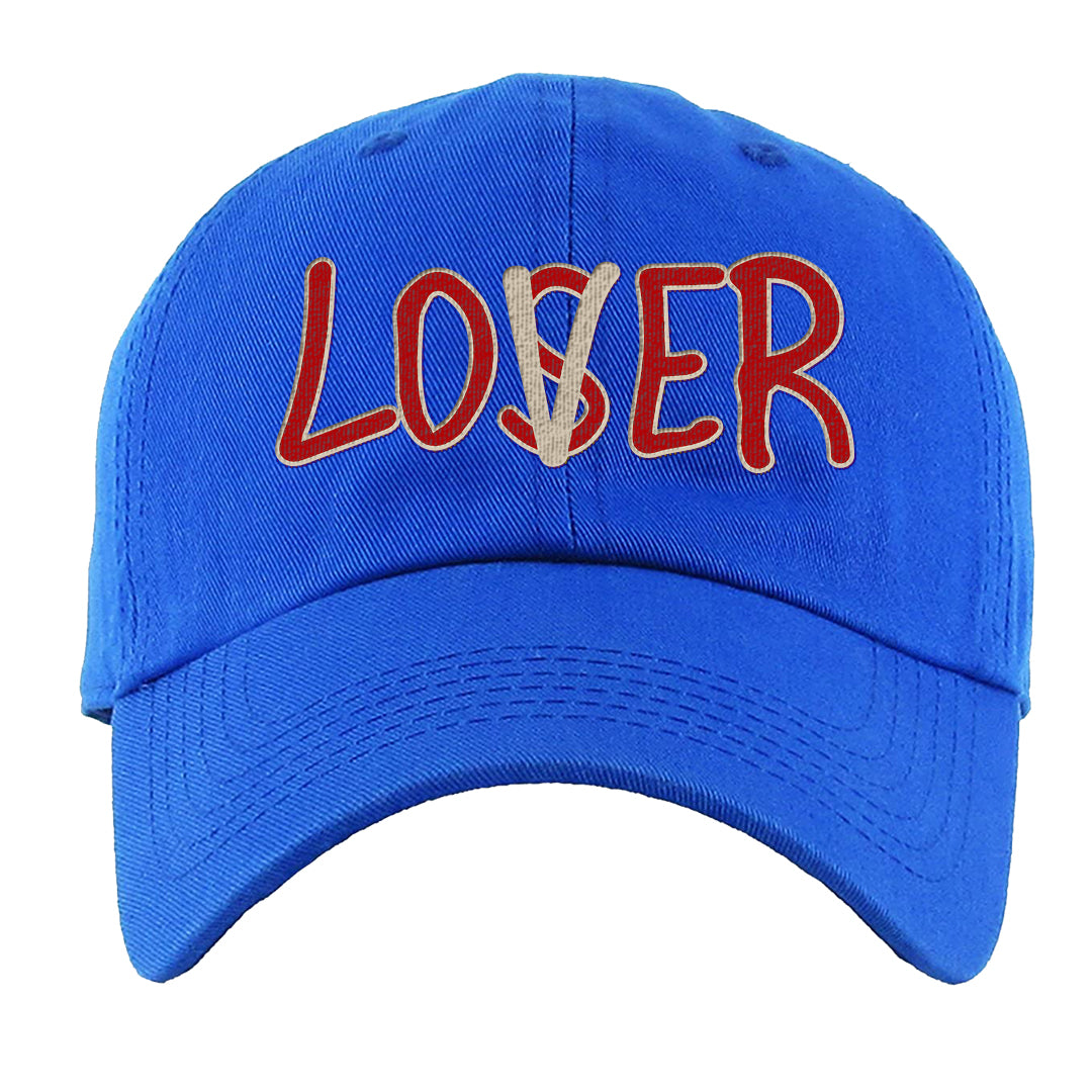 University Blue Summit White Low 1s Dad Hat | Lover, Royal