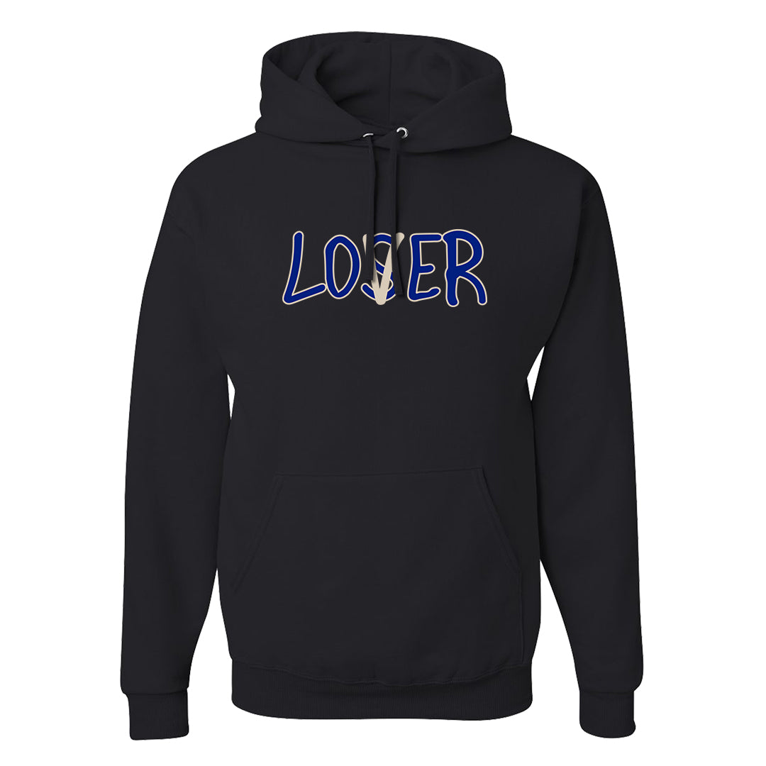 University Blue Summit White Low 1s Hoodie | Lover, Black