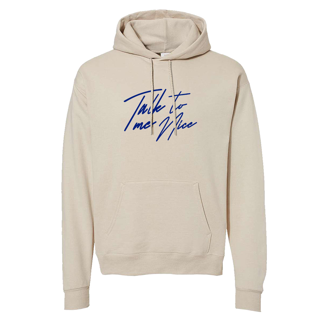 University Blue Summit White Low 1s Hoodie | Talk To Me Nice, Sand