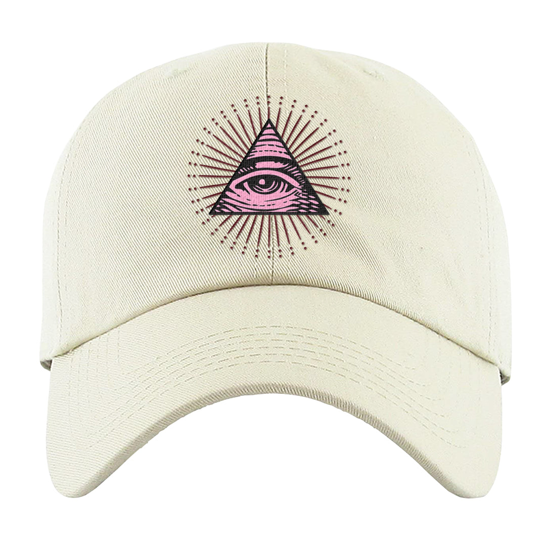 Valentine's Day 2023 Low AF 1s Dad Hat | All Seeing Eye, White