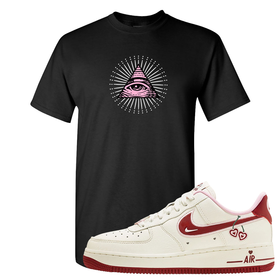Valentine's Day 2023 Low AF 1s T Shirt | All Seeing Eye, Black
