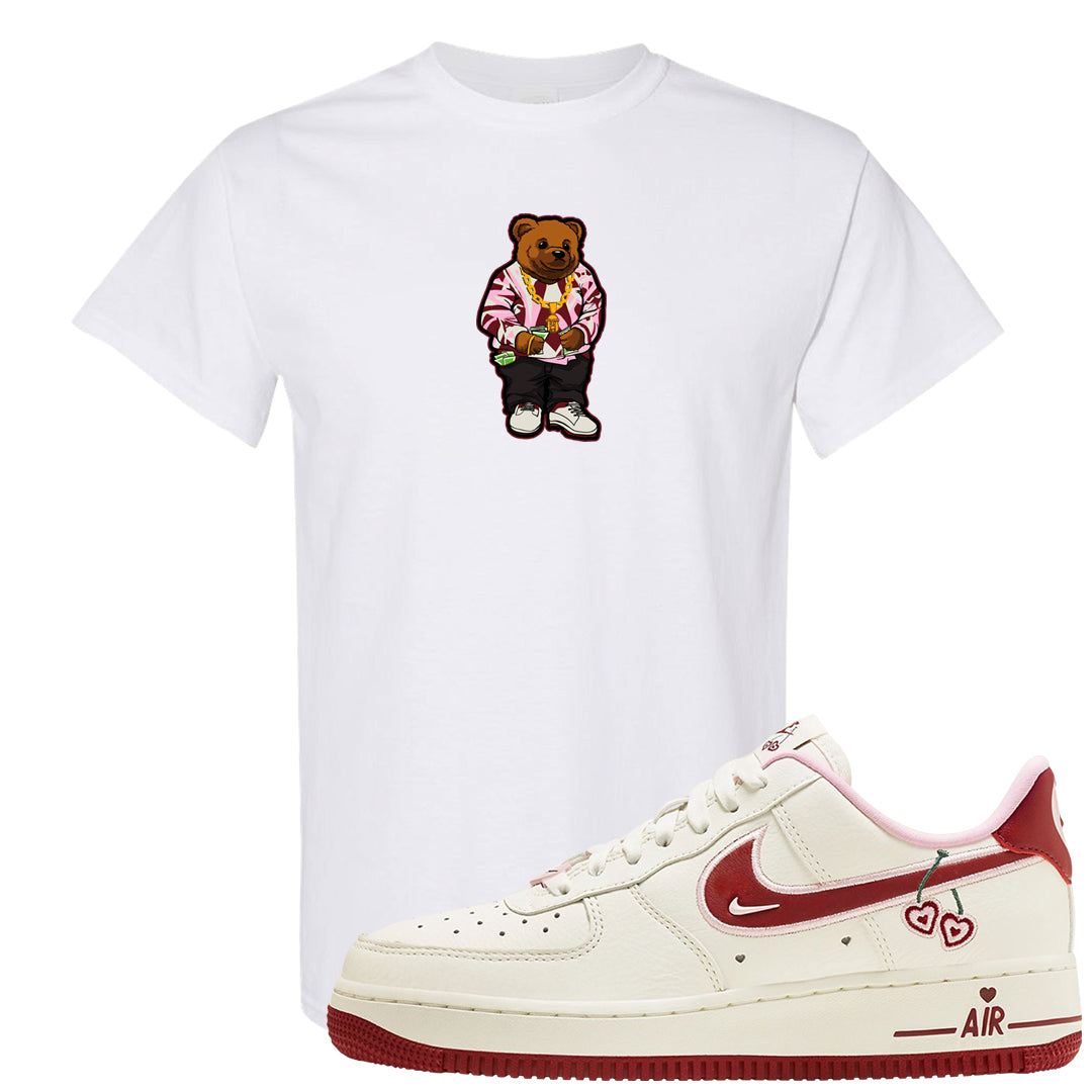 Valentine's Day 2023 Low AF 1s T Shirt | Sweater Bear, White