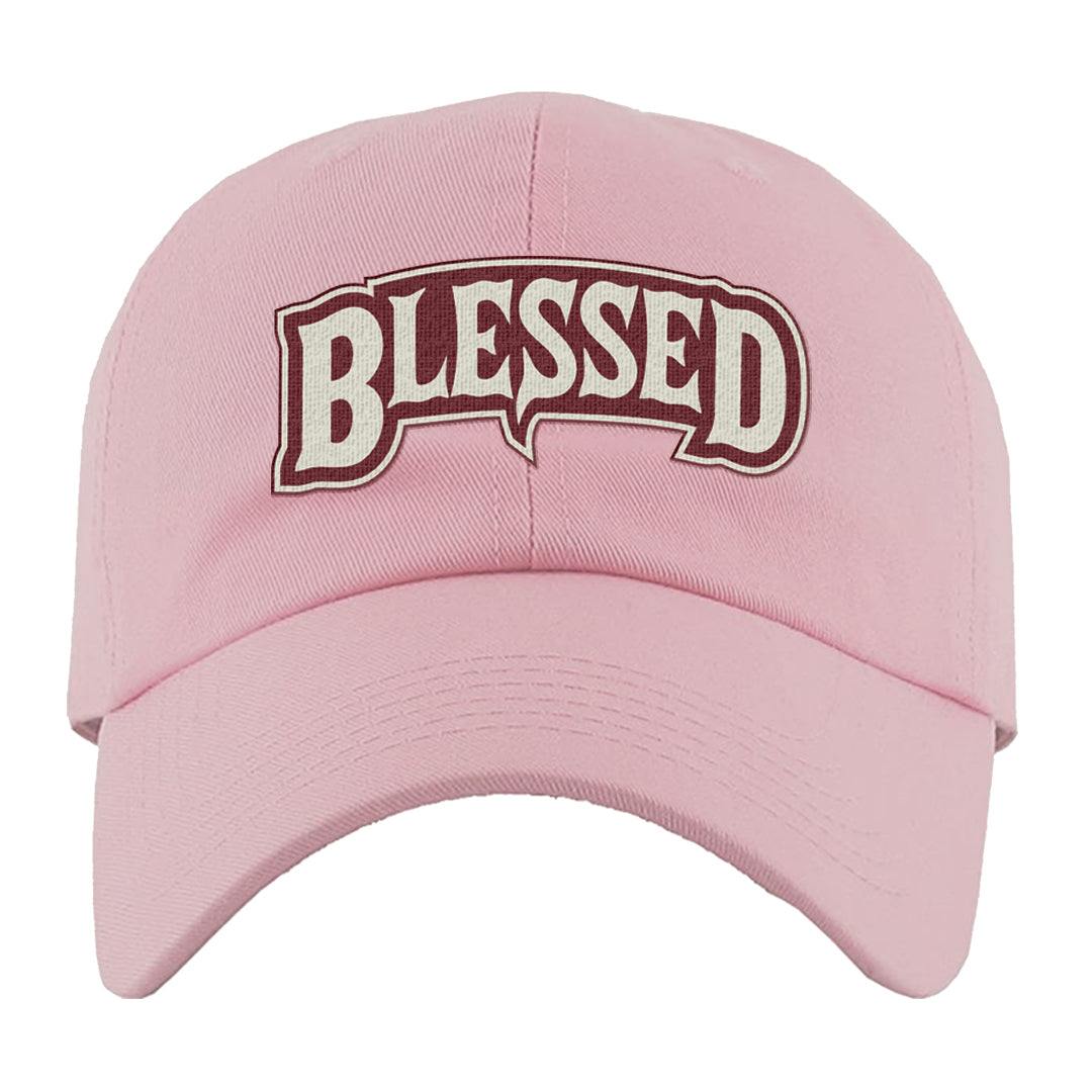 Valentine's Day 2023 Low AF 1s Dad Hat | Blessed Arch, Light Pink