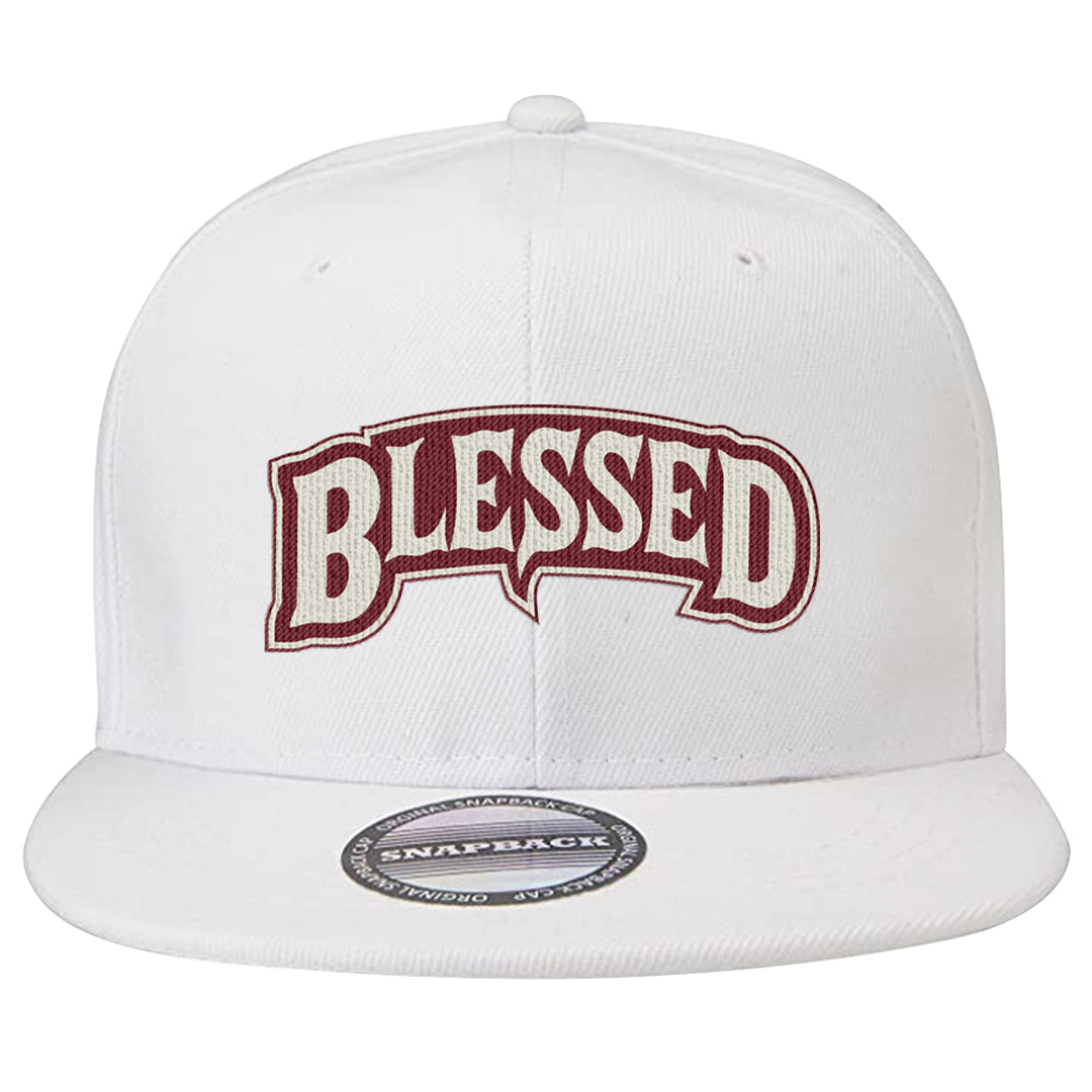 Valentine's Day 2023 Low AF 1s Snapback Hat | Blessed Arch, White