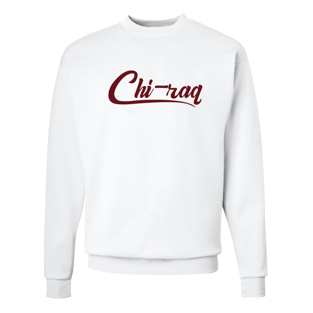 Valentine's Day 2023 Low AF 1s Crewneck Sweatshirt | Chiraq, White