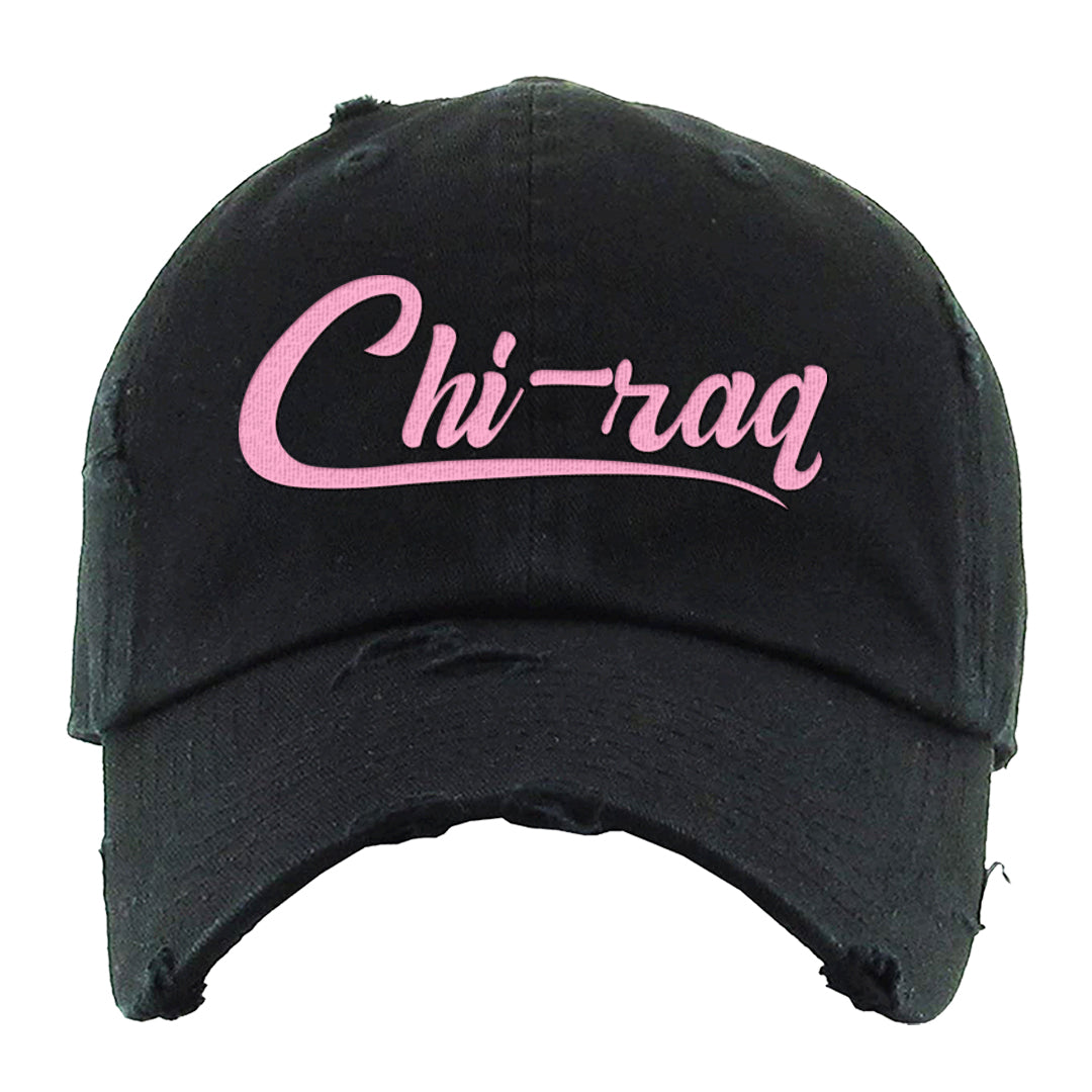 Valentine's Day 2023 Low AF 1s Distressed Dad Hat | Chiraq, Black