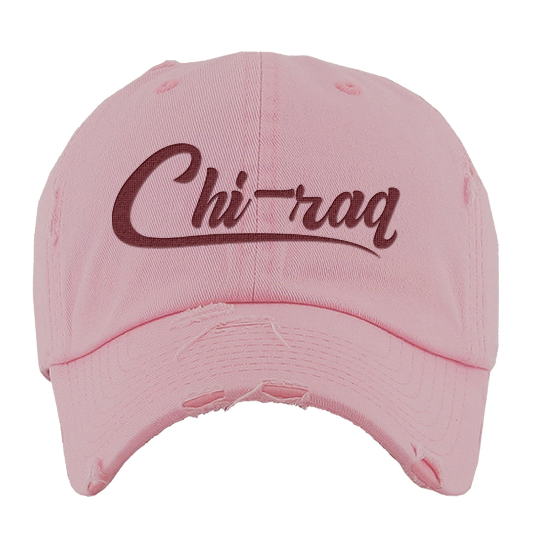 Valentine's Day 2023 Low AF 1s Distressed Dad Hat | Chiraq, Light Pink