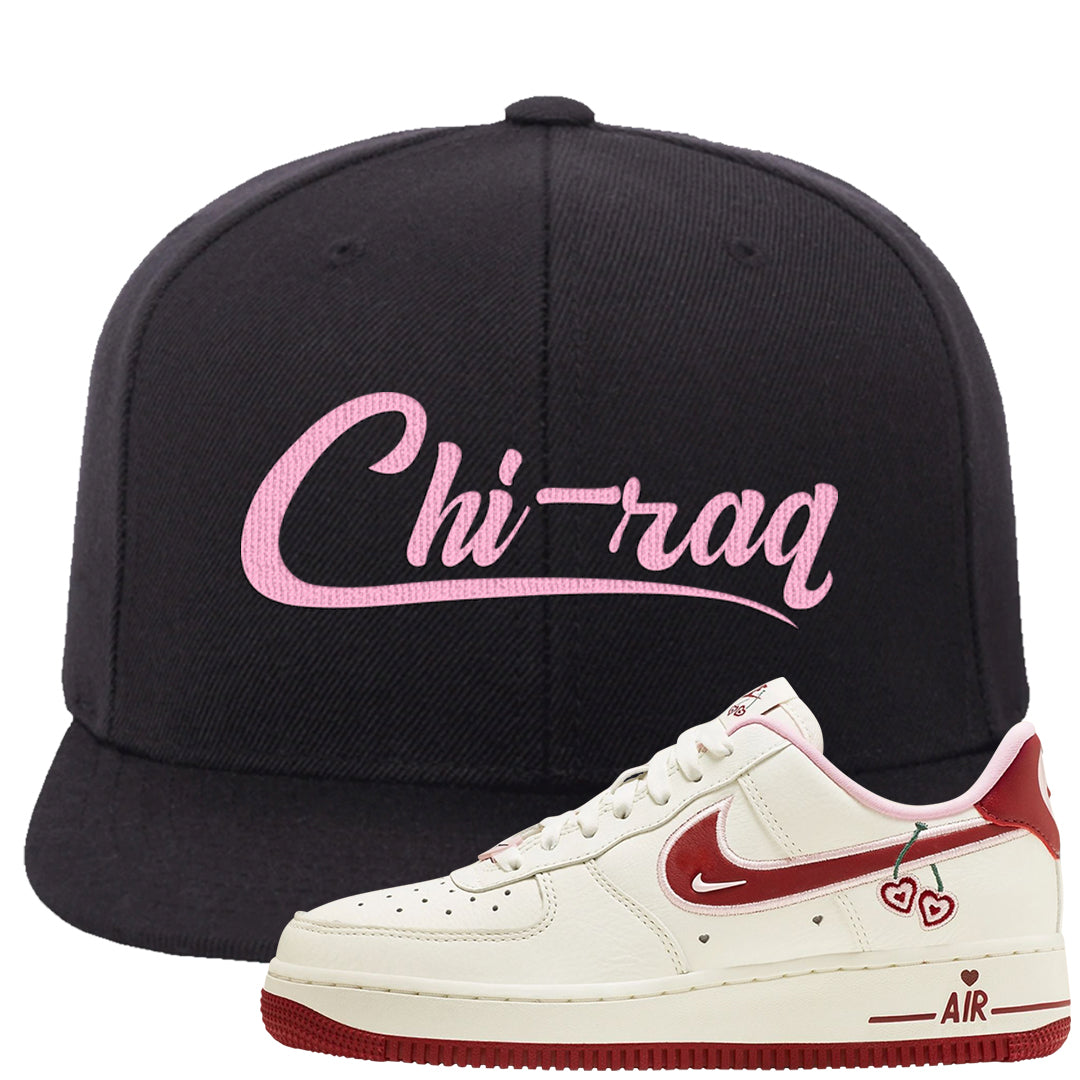 Valentine's Day 2023 Low AF 1s Snapback Hat | Chiraq, Black