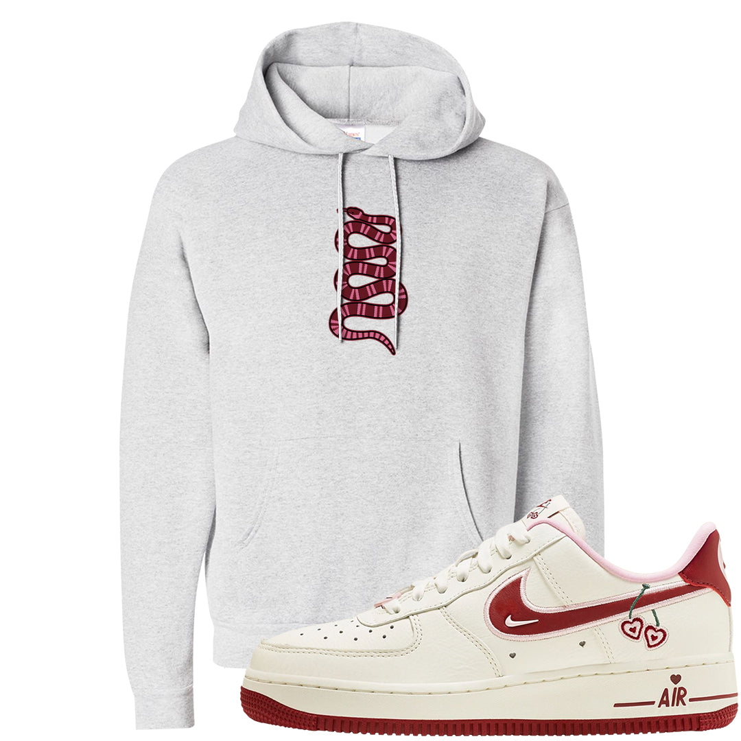 Valentine's Day 2023 Low AF 1s Hoodie | Coiled Snake, Ash