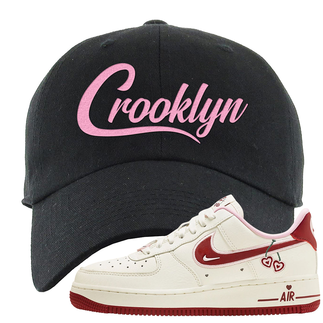 Valentine's Day 2023 Low AF 1s Dad Hat | Crooklyn, Black