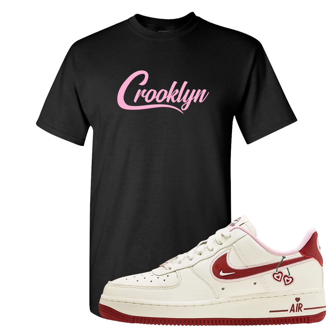 Valentine's Day 2023 Low AF 1s T Shirt | Crooklyn, Black
