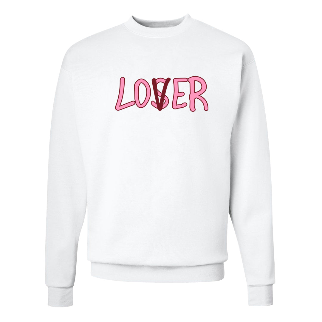 Valentine's Day 2023 Low AF 1s Crewneck Sweatshirt | Lover, White